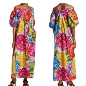 Farm Rio Rainbow Chita Maxi Dress XL